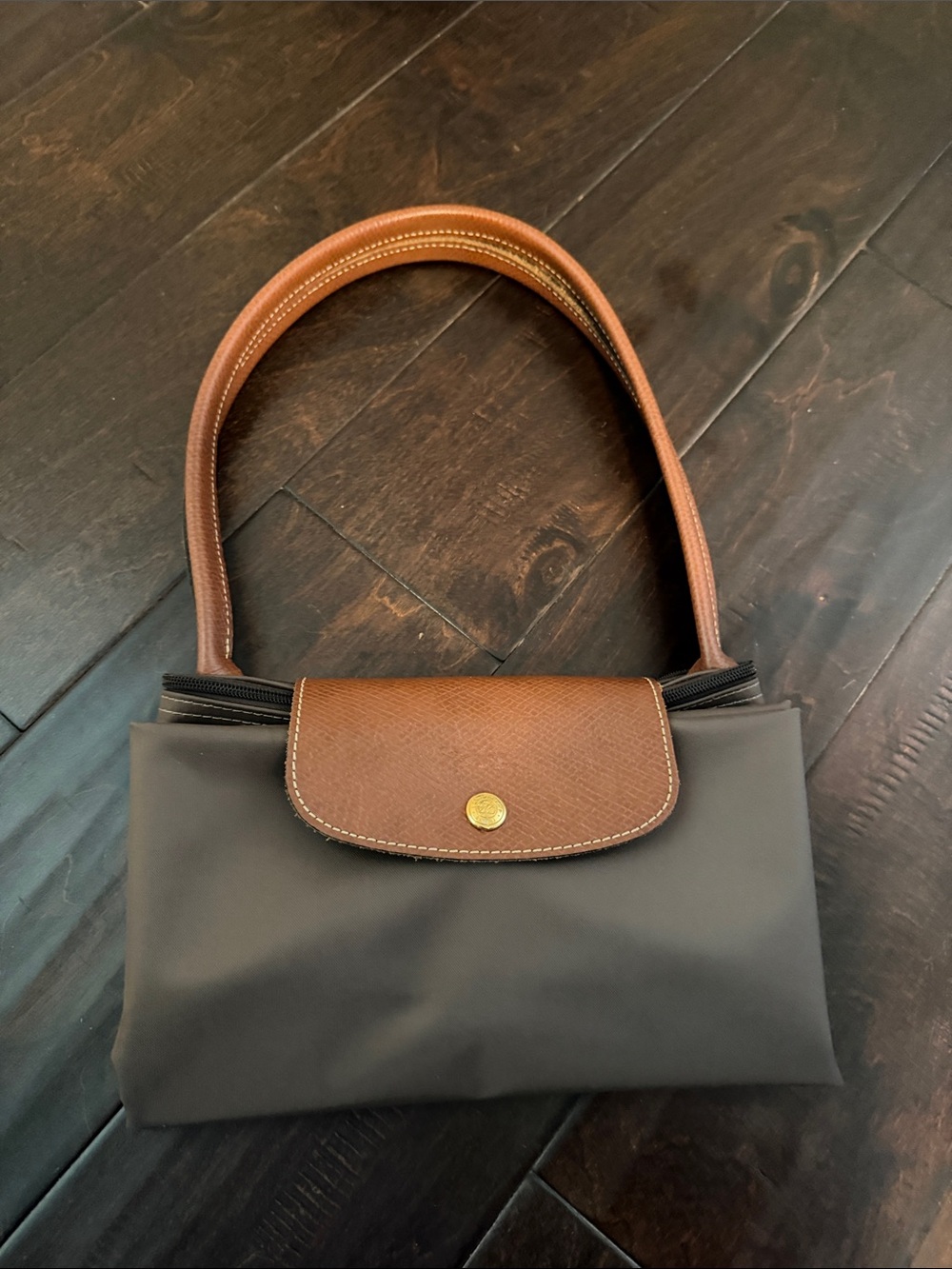 Longchamp le pilage Brown Tote Bag - Picture 11 of 11